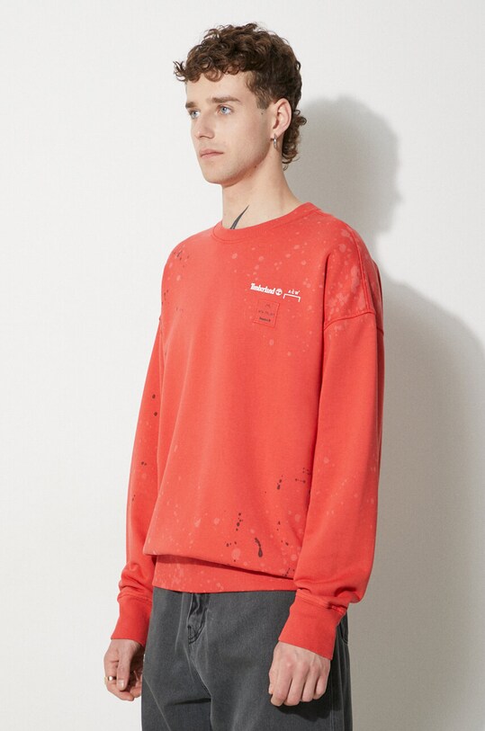 Clothing A-COLD-WALL* cotton sweatshirt x Timberland A6PGW852 red