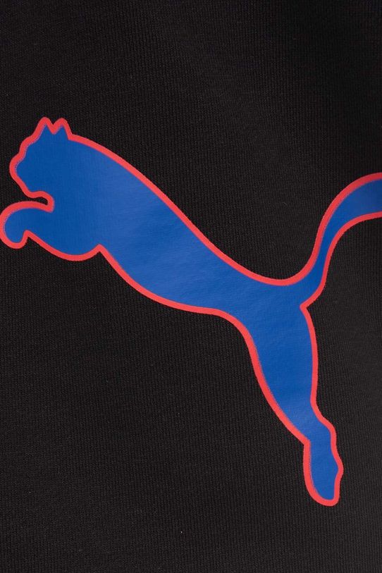 Βαμβακερή μπλούζα Puma 620231.01 μαύρο