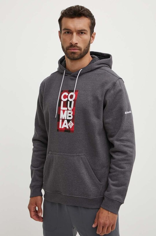 Columbia bluza EM2179 HOODIE z kapturem szary EM2179