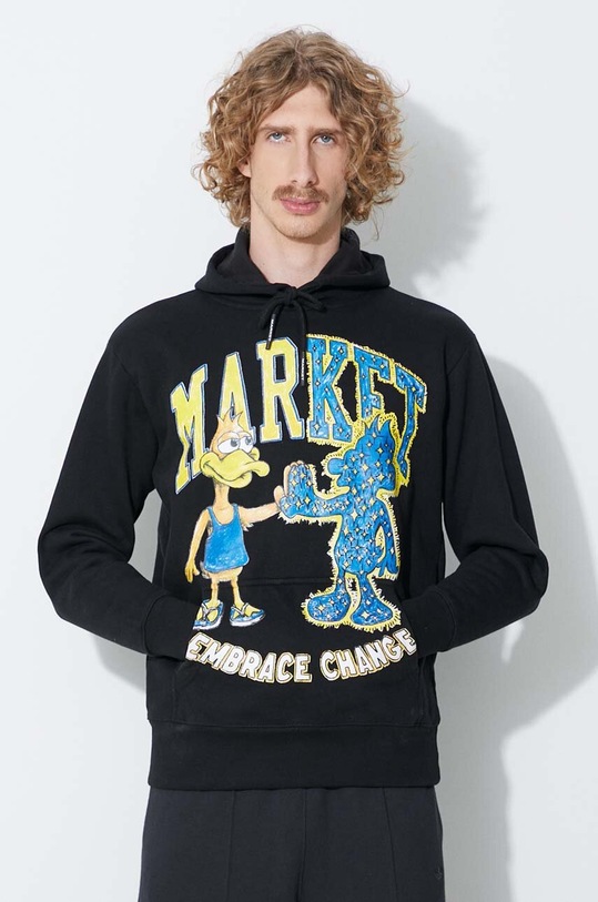 Market cotton sweatshirt Duck cotton black 397000195