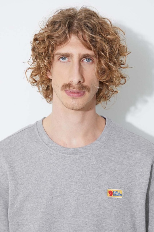 Fjallraven bluza bawełniana 87070 szary