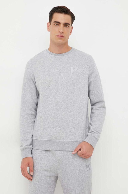 Karl Lagerfeld bluza aplikacja szary 500900.705890