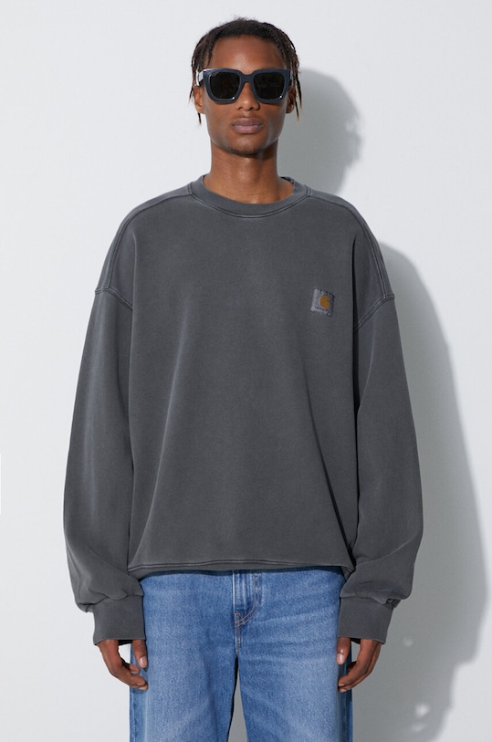 Carhartt WIP cotton sweatshirt cotton gray 008R.S.58.89.GD.03