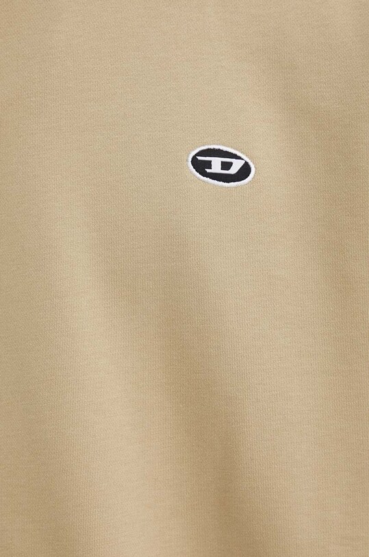 Diesel bluza bawełniana S-ROB-DOVAL-PJ A03785.0BKAF beżowy