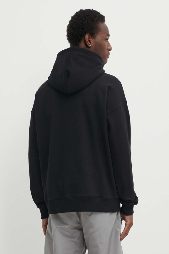 Одежда Хлопковая кофта Diesel S-ROB-HOOD-DOVAL-PJ A03786.0BKAF чёрный