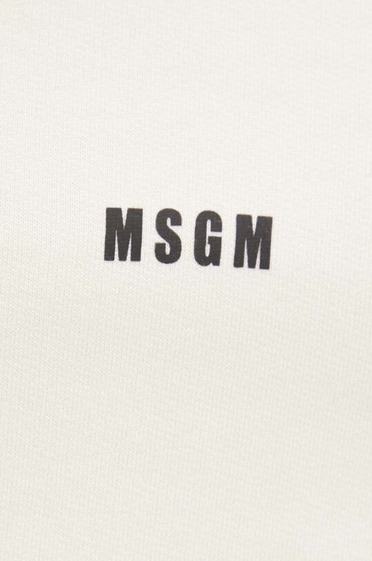 Хлопковая кофта MSGM 2000MM503.200001 бежевый