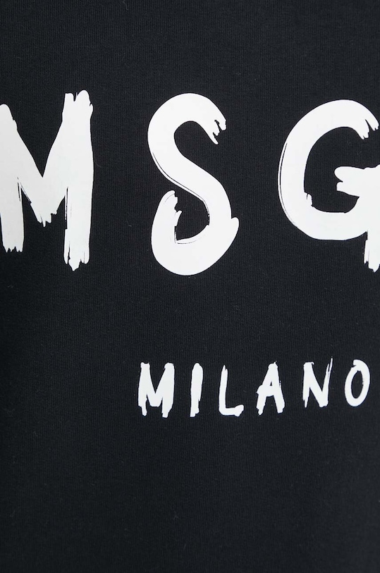 MSGM bluza bawełniana 2000MM513.200001 czarny