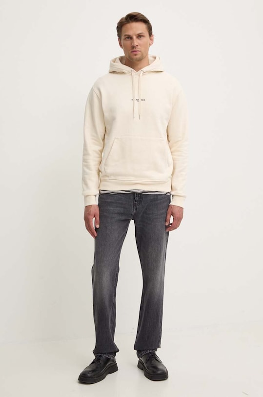Бавовняна кофта The Kooples HSWE22072K бежевий AA00