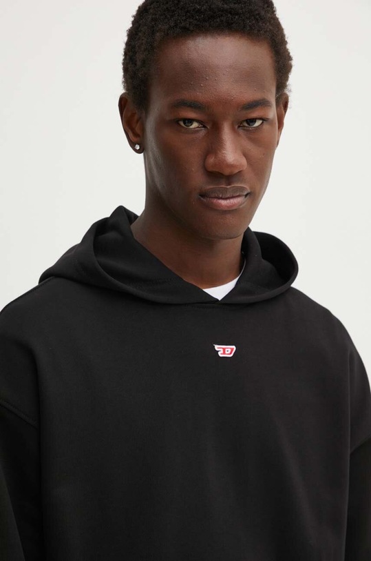 Diesel hanorac de bumbac S-BOXT-HOOD-D negru A14909.0GEAD