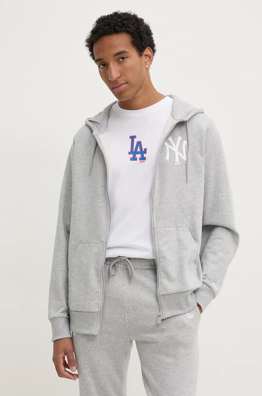 Mikina New Era NEW YORK YANKEES směs šedá 60416720