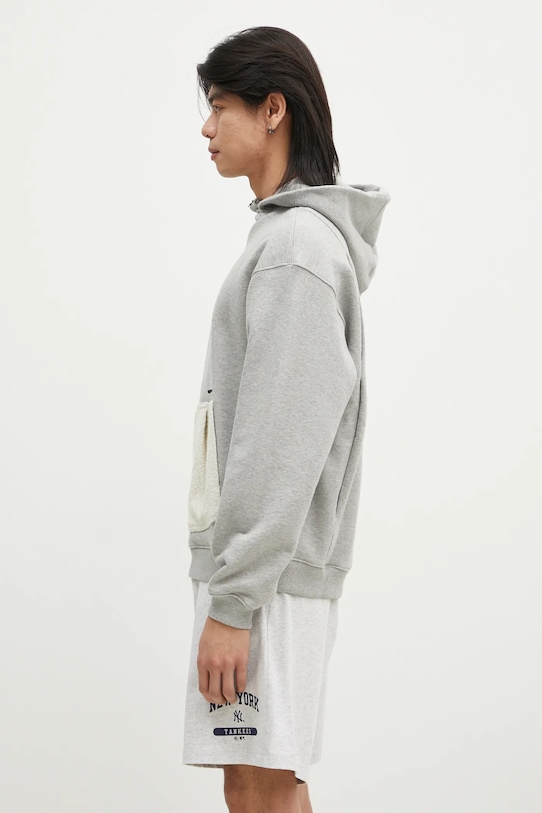 Бавовняна кофта Ader Error BN01FWHD0106GR сірий AA00