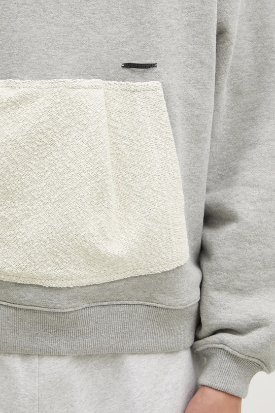 Бавовняна кофта Ader Error сірий BN01FWHD0106GR