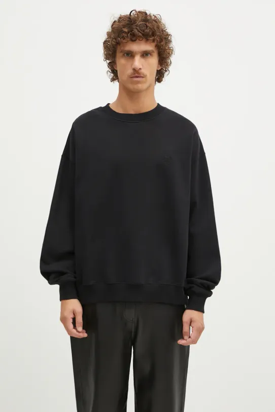 Хлопковая кофта 1017 ALYX 9SM с капюшоном чёрный AAMSW0246FA01