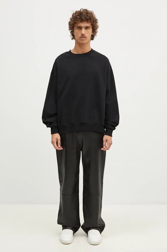 Хлопковая кофта 1017 ALYX 9SM AAMSW0246FA01 чёрный