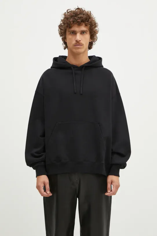 1017 ALYX 9SM cotton sweatshirt Boxy Pullover Hoodie cotton black AAMSW0248FA01