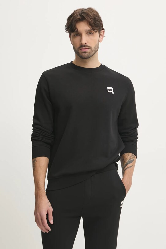 Кофта Karl Lagerfeld без капюшона чорний 500900.705710
