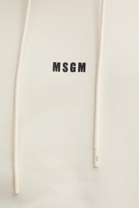Хлопковая кофта MSGM 2000MM509.300000 бежевый