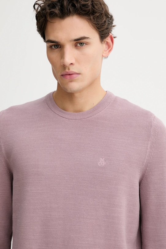 Marc O'Polo pulover de bumbac violet M20502360074