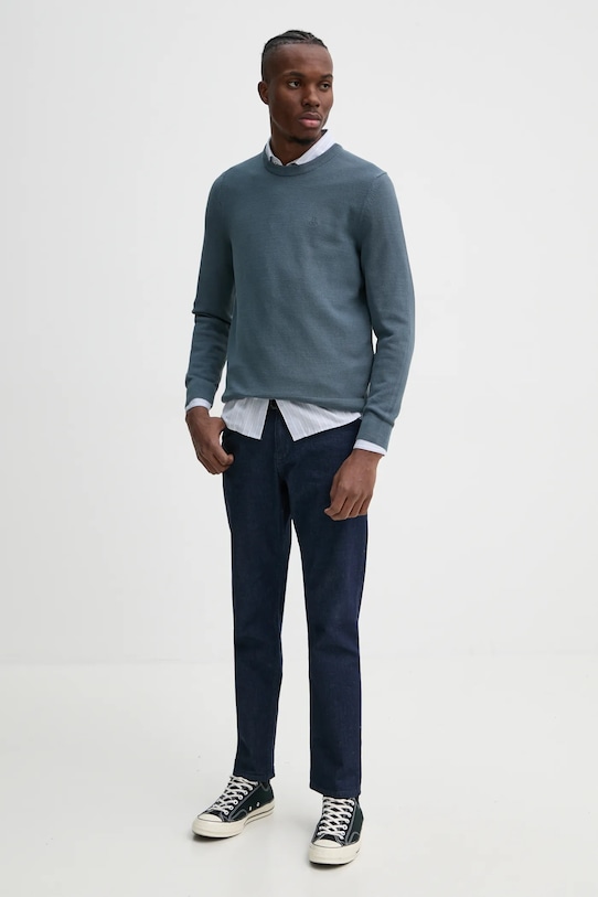 Marc O'Polo maglione in cotone M20502360074 blu AA00