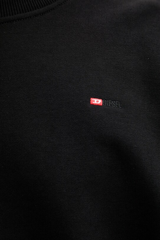 Mikina Diesel S-ROB-MICRODIV SWEAT-SHIRT A14942.0GRAC černá
