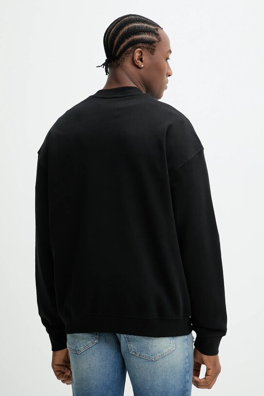 Îmbrăcăminte Diesel hanorac de bumbac S-BOXT-DIV SWEAT-SHIRT A15753.0GEAD negru
