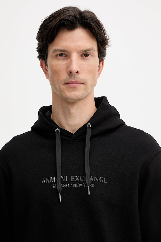 Armani Exchange bluza bawełniana czarny XM001294.AF20934.NOS