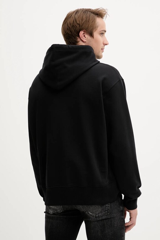 Odzież Diesel bluza bawełniana S-MACS-HOOD-OD A09856.0BMBJ czarny