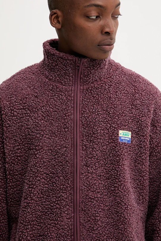 American Vintage bluza bordowy MHOK16B