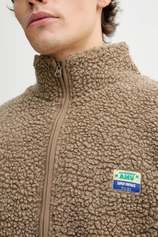 American Vintage bluza MHOK16B brązowy