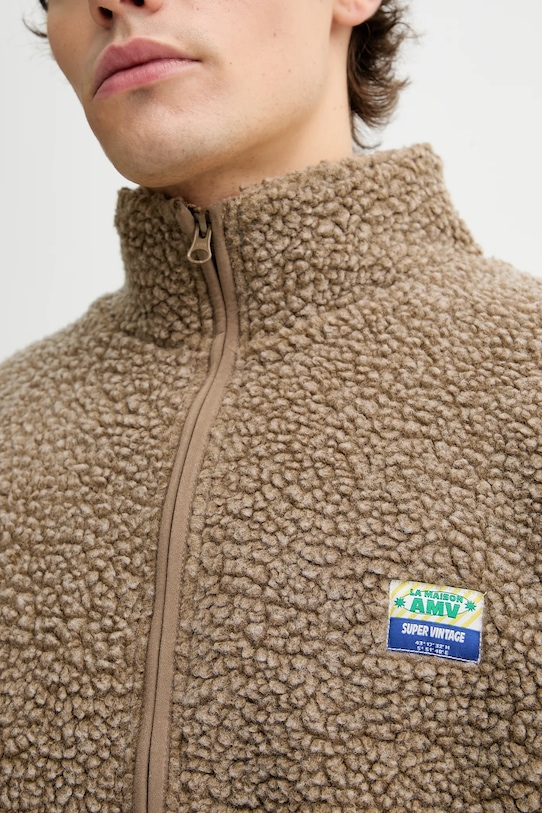 American Vintage bluza MHOK16B brązowy