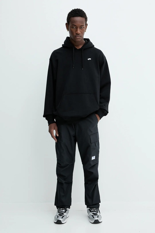 Βαμβακερή μπλούζα Vans VN000P58BLK1 μαύρο AA00