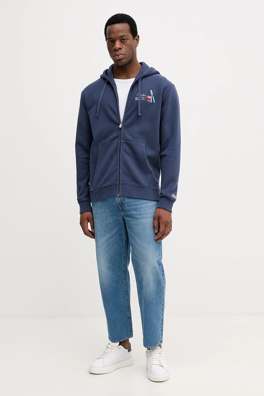 MC2 Saint Barth bluza bawełniana MER0001 granatowy AA00