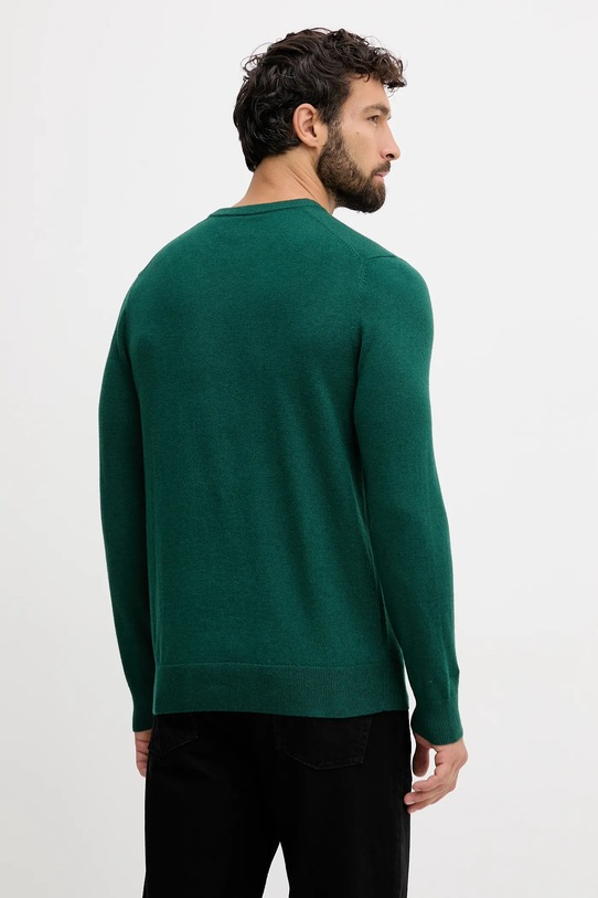 Odzież MC2 Saint Barth sweter z dodatkiem wełny HER0024 zielony