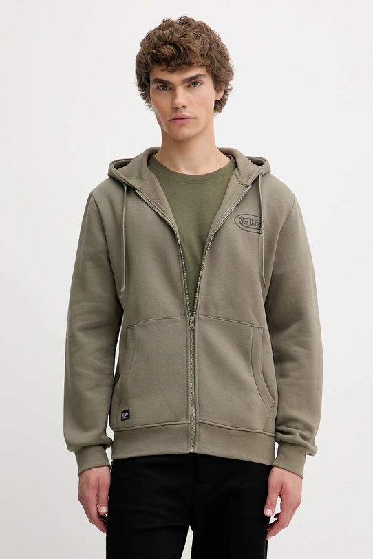 Von Dutch bluza z kapturem zielony VD.1.SWZ.SLI