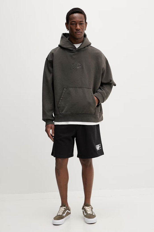 Vans bluza męska z bawełną Premium LX VN000T6FEMV1 szary AA00