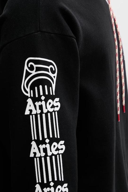 Bavlnená mikina Aries Column Hoodie AR20010 PALE MINT AR20010