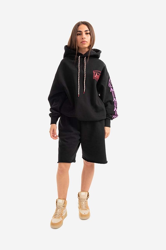 Дрехи Памучен суичър Aries Column Column Hoodie AR20010 PALE MINT AR20010 черен