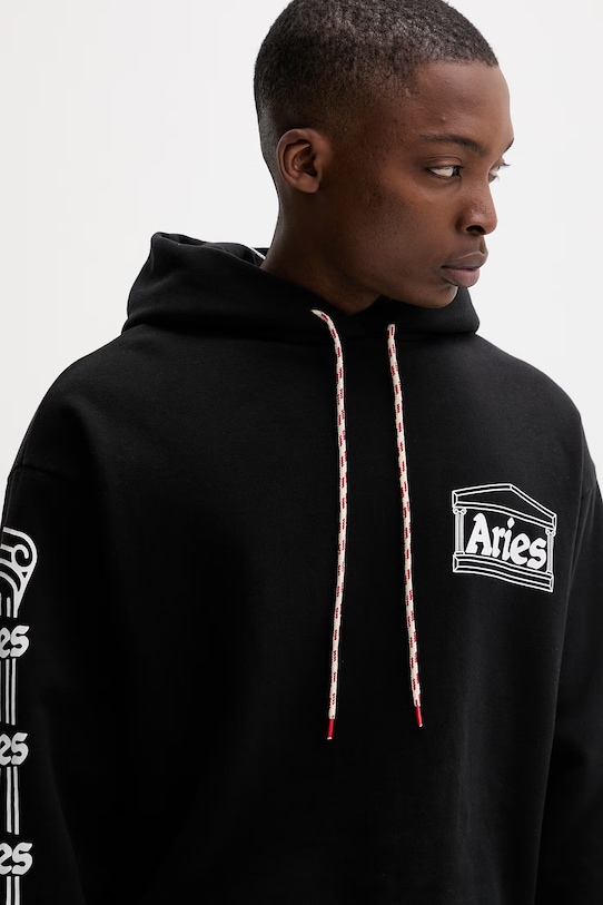 Bavlnená mikina Aries Column Hoodie AR20010 PALE MINT AR20010