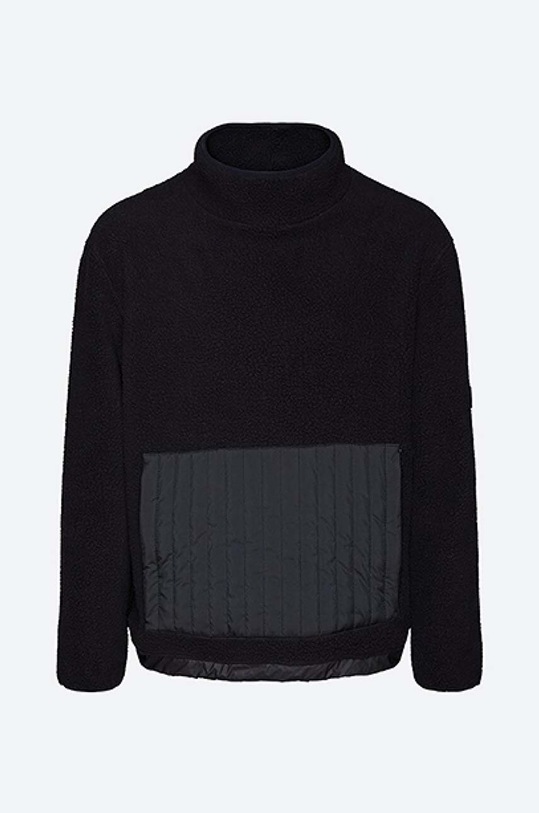 Rains bluza Fleece High Neck 1850 1850.BLACK czarny