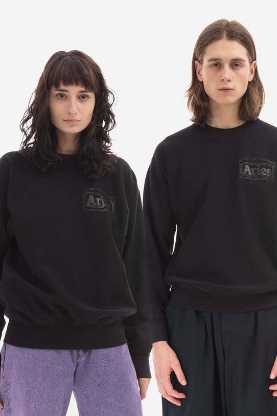 Aries cotton sweatshirt without black AR20000