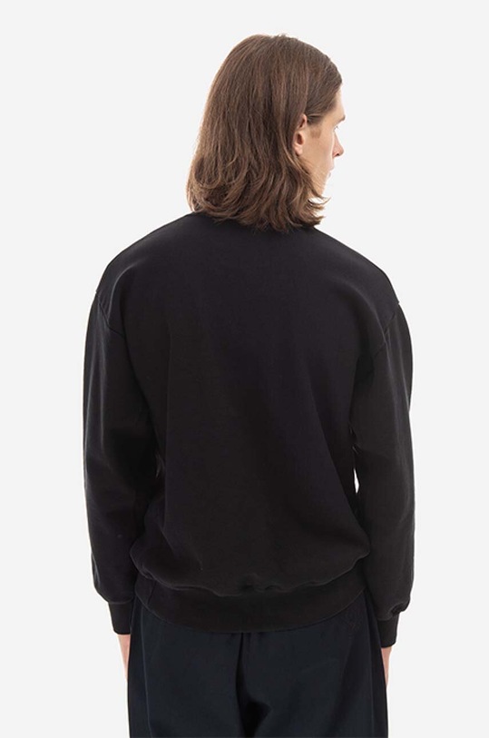 Aries cotton sweatshirt black AR20000