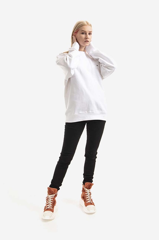 032C cotton sweatshirt St.Marks Crewneck SS22.C.2011.M white AA00