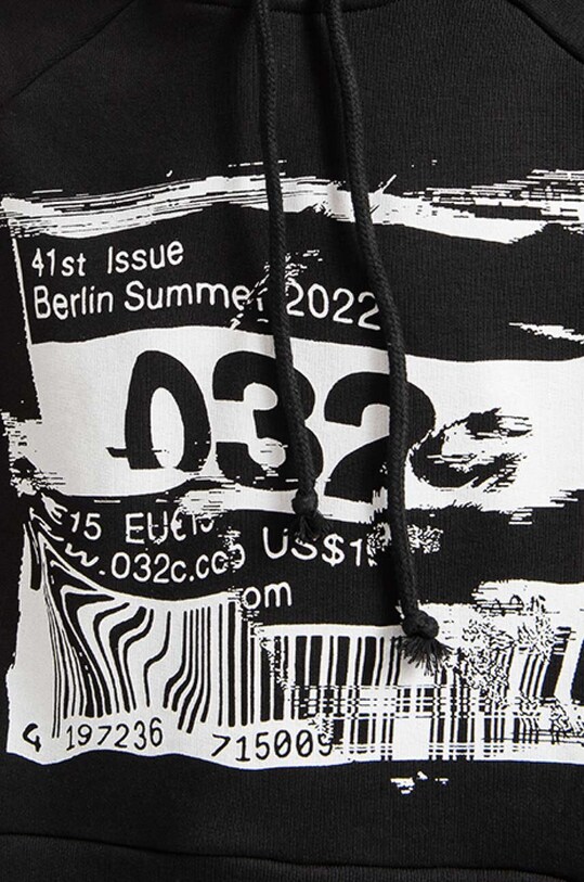 032C bluza bawełniana Barcode Hoodie SS22.C.2030.M