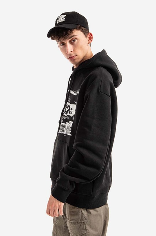 032C cotton sweatshirt Barcode Hoodie SS22.C.2030.M
