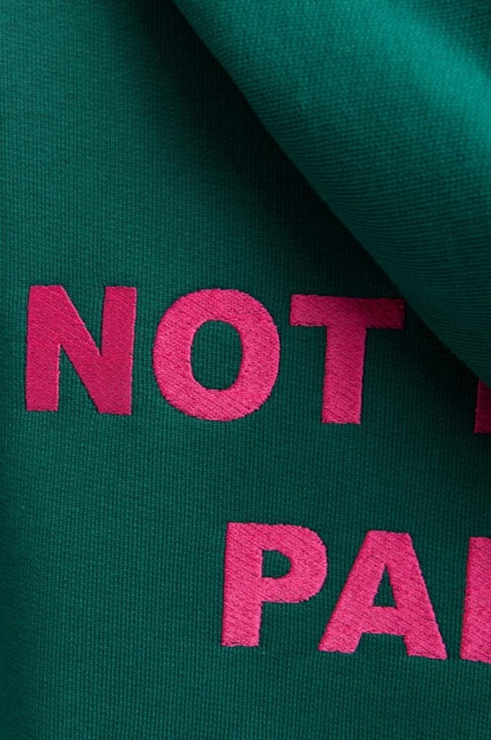 Drôle de Monsieur cotton sweatshirt HO101.FOREST.GREEN green