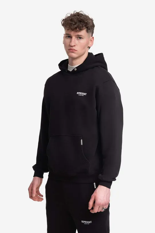 Represent bluza bawełniana Owners Club Hoodie M04153-01 M04153.01 czarny