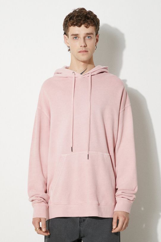 Bavlněná mikina KSUBI potisk růžová MSP23FL017