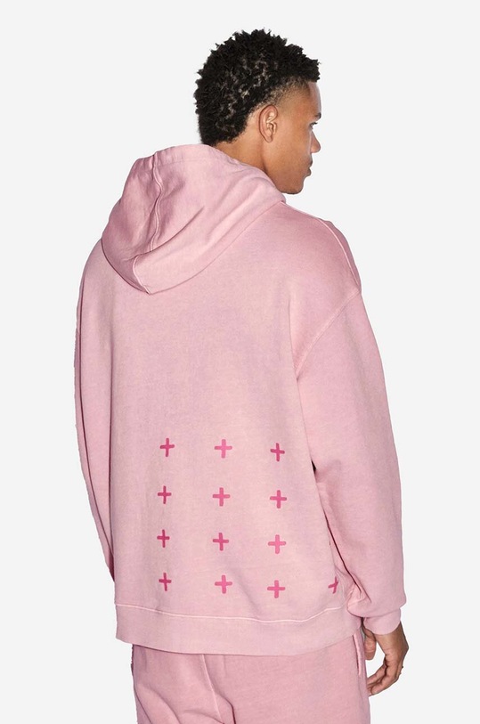 Bavlněná mikina KSUBI růžová MSP23FL017