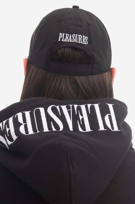 PLEASURES sweatshirt Roland Hoody black P22W043