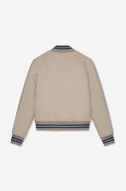 Filling Pieces kurtka bomber wełniana Varsity Jacket beżowy 81422209988